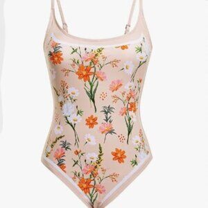 Narecte One Piece Bathing Suit with Tummy Control Size Medium NWOT